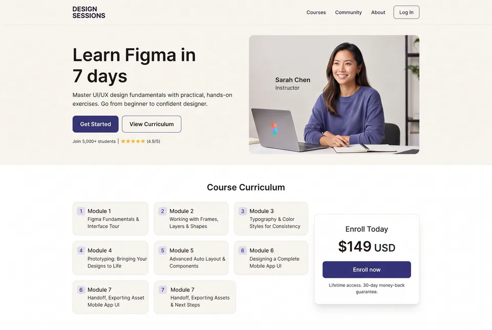Paid course